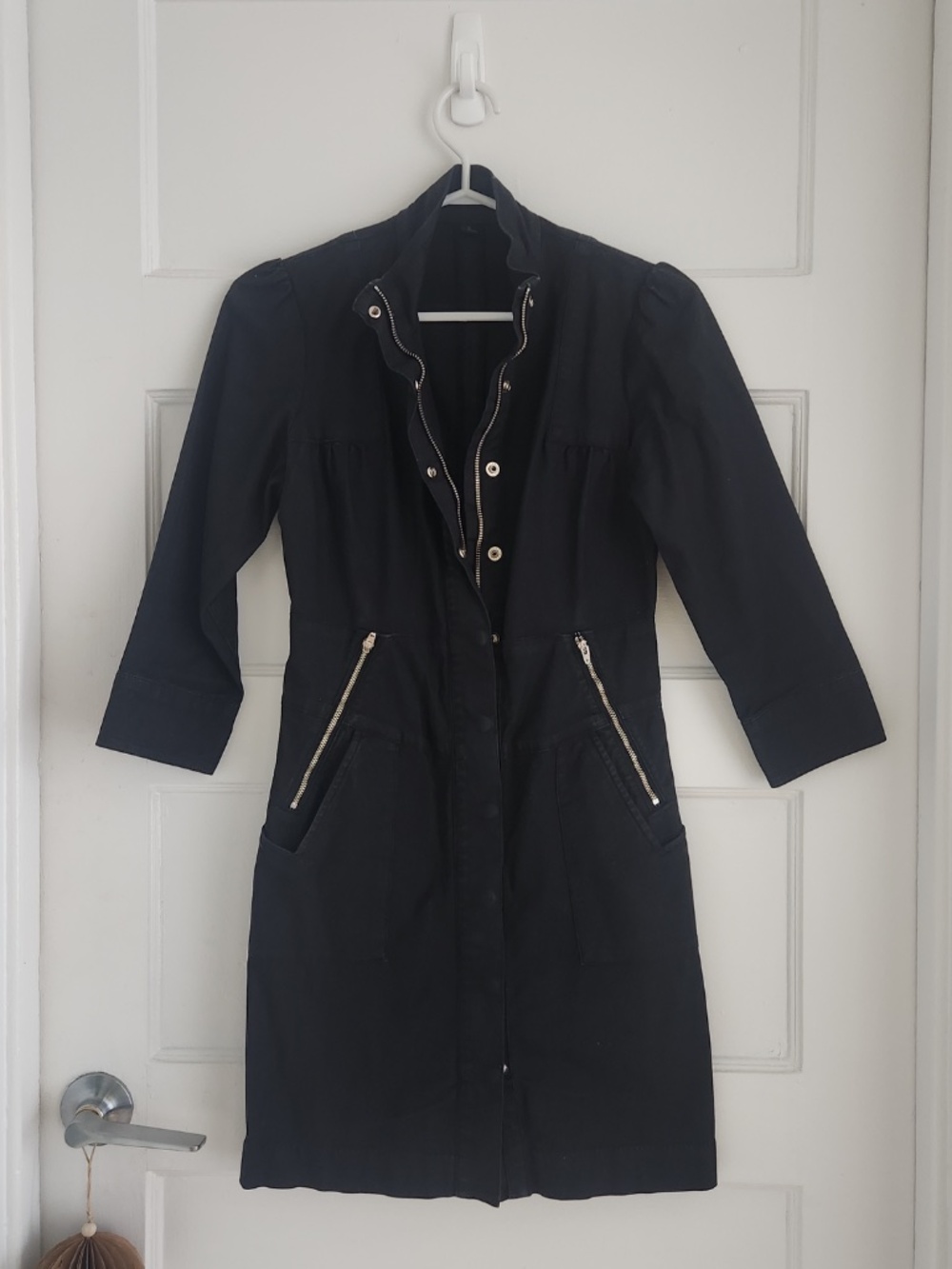 Denim Utility Dress - Picture 2 of 10